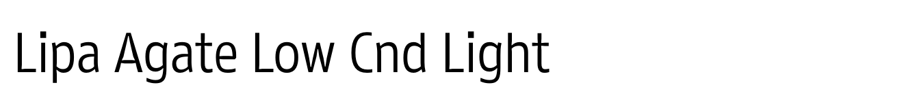 Lipa Agate Low Cnd Light